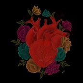 Corazón . Ilustração digital projeto de Ju Fioroto - 05.01.2024