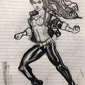 Mi proyecto del curso: Diseño de personajes femeninos para cómics. Character Design, Comic, and Drawing project by gamasnes - 03.08.2024