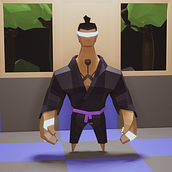 Mi proyecto del curso: Modelado de personajes low poly para videojuegos BJJ. 3D, 3D Modeling, Video Games, 3D Character Design, and Game Design project by mcampo18_mc - 03.08.2024