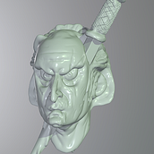 New oriental 3D tattoo. Traditional illustration project by DEREKA FREEDOM - 03.08.2024