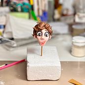 Mi proyecto del curso: Modelado de personajes con pasta de azúcar. Design, Character Design, and DIY project by moiseslaguado - 03.06.2024