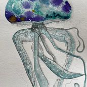 Mein Abschlussprojekt für den Kurs: Moderne Aquarelltechniken. Un proyecto de Ilustración tradicional, Bellas Artes, Pintura y Pintura a la acuarela de paulyne - 08.03.2024