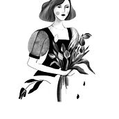 My project for course: Traditional Drawing Techniques with Procreate. Traditional illustration, Drawing, Digital Illustration, Portrait Drawing, and Digital Drawing project by Ekaterina Erdogan - 03.08.2024