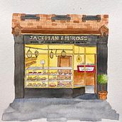 My project for course: Watercolor Urban Illustration: Portray your City. Een project van Schilderij,  Tekening, Aquarelschilderen y  Architecturale illustratie van bronskit - 06.03.2024