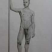 Mi proyecto del curso: Dibujo realista de la figura humana. Traditional illustration, Fine Arts, Sketching, Pencil Drawing, Drawing, Realistic Drawing, and Figure Drawing project by Gianni - 02.29.2024