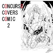 Concurso Covers Comic 2. Traditional illustration, Comic, Drawing, Character Design, and Digital Illustration project by Ruben de Frutos - 03.09.2024