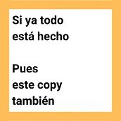 Mi proyecto del curso: Copywriting para copywriters. Un proyecto de Publicidad, Cop, writing, Stor, telling y Comunicación de José Yépez - 06.03.2024