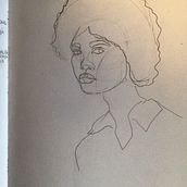 Il mio progetto del corso: Sketchbook per ritratti a grafite con la tecnica del tratteggio. Un progetto di Belle arti, Bozzetti, Disegno, Disegno di ritratti e Sketchbook di Diana Sellibara - 09.03.2024