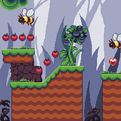 My project for course: Creation of Pixel Art Scenes for Video Games. 2D Animation, 3D Animation, Video Games, Pixel Art, Game Design, and Game Development project by Emelie Bergman - 03.09.2024