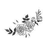 My project for course: Botanical Tattoo with Pointillism. Traditional illustration, Tattoo Design, and Botanical Illustration project by Thaís Rodrigues - 03.05.2024