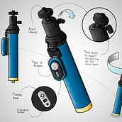 Mi proyecto del curso: Ilustración digital para diseño industrial. Un progetto di Design industriale, Product design e Illustrazione digitale di ga_pau03 - 10.03.2024