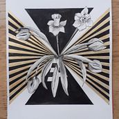 Contemporary Floral Project. Arts, and Crafts project by Lucy Dean - 03.10.2024