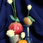 Mein Abschlussprojekt für den Kurs: Stilllebenfotografie mit Pflanzen. Product Photograph, Fine-Art Photograph, Lifest, and le Photograph project by silke_mehring - 03.10.2024
