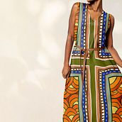 Meu projeto do curso: Desenho de estampas têxteis. Traditional illustration, Accessor, Design, Costume Design, Pattern Design, Fashion Design, Printing, and Textile Printing project by Fernanda Duarte - 04.09.2024