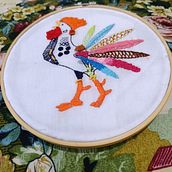 Mi proyecto del curso: Técnicas de bordado: ilustrando con hilo y aguja. Embroider, and Textile Design project by diliagdeon65 - 03.11.2024