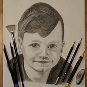 Mein Abschlussprojekt für den Kurs: Realistische Porträts mit Graphit Bleistift. Traditional illustration, Fine Arts, Sketching, Pencil Drawing, Drawing, Realistic Drawing, Artistic Drawing, and Figure Drawing project by Andreas Meinhardt - 03.11.2024