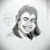 Mój projekt z kursu: Grafitowy portret karykaturalny. Projekt z dziedziny Trad, c, jna ilustracja,  R, sunek i Portret użytkownika Agnieszka Czekalska - 11.03.2024