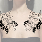Mój projekt z kursu: Botaniczny projekt tatuażu z Procreate. Traditional illustration, Digital Illustration, Tattoo Design, and Botanical Illustration project by katarzynaches3 - 03.11.2024