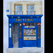 My project for course: Watercolor Urban Illustration: Portray your City. Un progetto di Pittura, Disegno, Pittura ad acquerello e Illustrazione architettonica di msdonsey - 12.03.2024