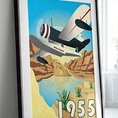 Herzog Airlines. Un proyecto de Diseño gráfico y Diseño de carteles de raquelcrb96 - 12.03.2024