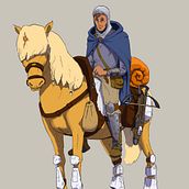 Lone Soldier Peter. Traditional illustration, Character Design, Digital Illustration, Concept Art, Digital Drawing, and Digital Painting project by inkbeard42 - 03.12.2024