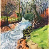 Il mio progetto del corso: Pittura di paesaggi realistici ad acquerello. Fine Arts, Painting, Sketching, Watercolor Painting, and Naturalistic Illustration project by Adele - 03.12.2024