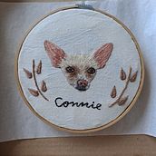 Connie. Embroider project by Victoria Escobedo - 02.12.2024
