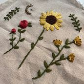 Embroidery - Early work. Arts, and Crafts project by Robyn - 03.13.2024