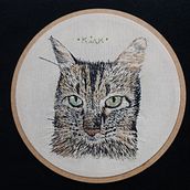 My cat Kirk . Embroider project by eleonir_zerlin - 03.02.2024