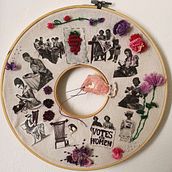 Mi proyecto del curso: Bordado en doble bastidor con puntadas en relieve. Un progetto di Ricamo e Textile Design di Alicia Torres Toro - 13.03.2024