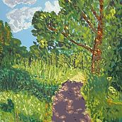 My project for course: Landscape Painting with Gouache for Beginners. Fine Arts, Painting, Naturalistic Illustration, and Gouache Painting project by Andrea S - 03.13.2024
