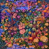 Pattern based on the class from nick liefhebber. Digital Illustration project by Michelle T. - 03.12.2024