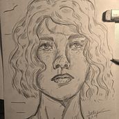 Meu projeto do curso: Caderno de retratos: explore o rosto humano. Un projet de Esquisse , Dessin, Dessin de portrait, Dessin artistique , et Carnet de croquis de Beatriz Vieira - 14.03.2024