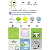 PROYECTO ASOCIACIÓN SÍNDROME DE ANGELMAN. Graphic Design, Marketing, Social Media, Instagram, and Digital Design project by info - 03.14.2024