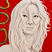 Mi proyecto del curso: Retratos 3D con capas de papel. Un projet de Artisanat, Beaux Arts , et Papercraft de Natylu Ortega Nuñez - 19.04.2024