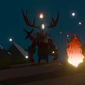 Mi proyecto del curso: Modelado de personajes low poly para videojuegos. Un progetto di 3D, Modellazione 3D, Videogiochi, Character design 3D e Progettazione di videogiochi di David Felipe Cardenas Patiño - 14.03.2024
