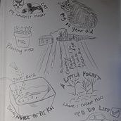 My project for course: Illustrated Life Journal: A Daily Mindful Practice. Een project van  Beeldende kunst,  Schetsen,  Creativiteit,  Tekening y Sketchbook van cindy chan - 13.03.2024