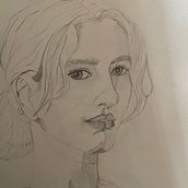 Mi proyecto del curso: Retrato realista con lápiz de grafito. Traditional illustration, Fine Arts, Sketching, Pencil Drawing, Drawing, Portrait Drawing, Realistic Drawing, Artistic Drawing, and Figure Drawing project by tere_21 - 03.14.2024