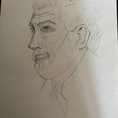 Mi proyecto del curso: Sketchbook de retrato: explora el rostro humano. Sketching, Drawing, Portrait Drawing, Artistic Drawing, and Sketchbook project by tere_21 - 03.14.2024