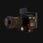 Assembling of RED RAVEN camera (3D model). Motion Graphics project by Aleksa Parapid - 03.14.2024