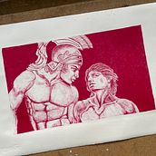 Hombre y mujer se exige, el amor se sugiere . Un proyecto de Grabado de Larisa Rivera - 23.10.2022
