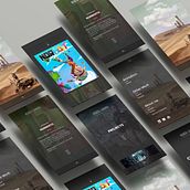Porfolio Web / Rubén Cambra (Visual Art Development). Un proyecto de Diseño, UX / UI, Diseño gráfico y Diseño Web de Henar Cambra - 01.02.2024