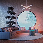 Mi proyecto del curso: Crea materiales en V-Ray para SketchUp. 3D, Interior Design, 3D Design, ArchVIZ, and Spatial Design project by César Vergel - 03.13.2024