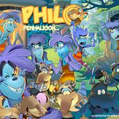 Cover PHILO. Digital Illustration, Traditional illustration, Character Design, Editorial Design, Children's Illustration, Digital Drawing, Editorial Illustration, Animated Illustration, and Children's Literature project by Dago Baute - 12.23.2023