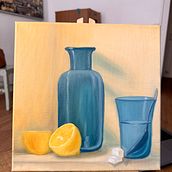 Mi proyecto del curso: Pintura al óleo desde cero. Fine Arts, Painting, and Oil Painting project by qvmcdztdjf - 03.15.2024