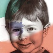 Mój projekt z kursu: Rysowanie portretów z użyciem Procreate. Projekt z dziedziny Trad, c, jna ilustracja, Grafika wektorowa, Ilustracja c, frowa i Portret użytkownika Mariola Orłowa - 14.03.2024