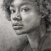 Mon projet du cours : Portrait réaliste au fusain. Traditional illustration, Fine Arts, Drawing, Portrait Drawing, and Realistic Drawing project by alain Masset - 03.15.2024