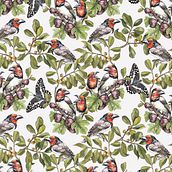 My project for course: Nature-inspired Patterns: From Sketch to Photoshop. Projekt z dziedziny Trad, c, jna ilustracja, Pattern design, R, sunek ołówkiem,  R, sunek, R i sunek botaniczn użytkownika Sandra Meyer - 15.03.2024