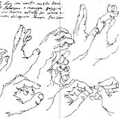 mano che canta. Música, Caligrafia, Desenho, e Desenho artístico projeto de Claudio Patanè - 15.03.2024