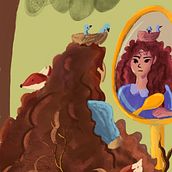 My project for course: Children’s Illustration with Procreate: Paint Magical Scenes. Digital Illustration, Children's Illustration, Digital Painting, and Picturebook project by Diya Sarkar - 03.14.2024